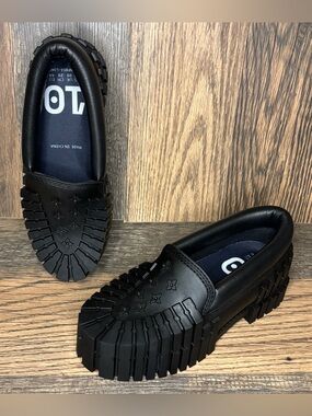 MSCHF 2X4 Platform Treaded Loafer Padded Leather Ankle Collar Men’s Size 10